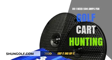 Golf Cart Hunting: Is 500 Amps Necessary for Optimal Performance?