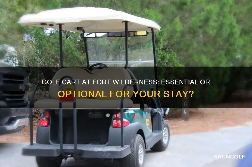 do i need a golf cart at fort wilderness