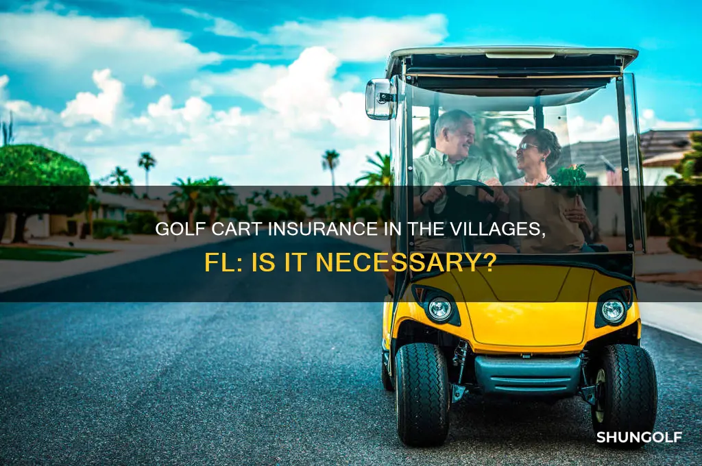 do i need golf cart insurance in the villages fl