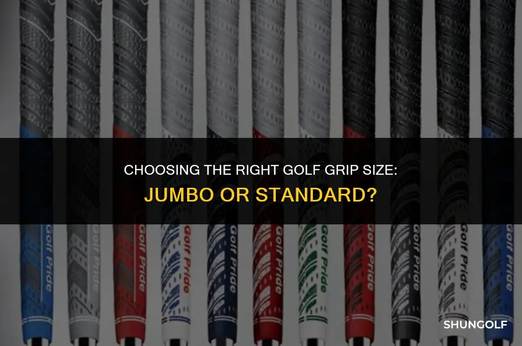 do i need jumbo golf grips