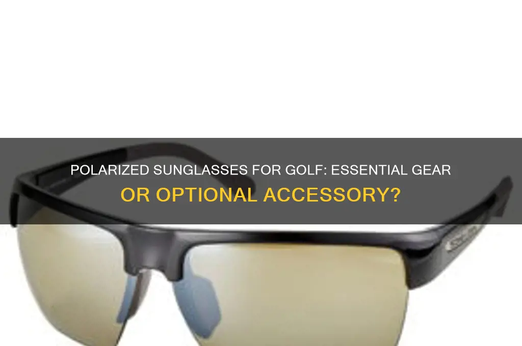 do i need polarized sunglasses for golf