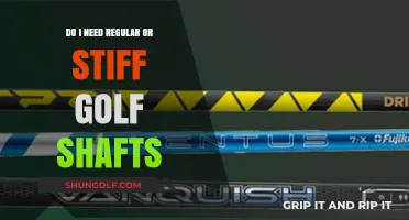 Choosing the Right Golf Shafts: Regular vs. Stiff Explained