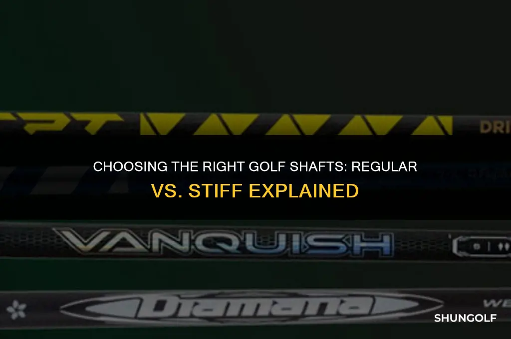 do i need regular or stiff golf shafts