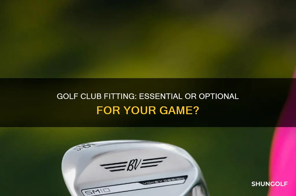 do i need to be fitted for golf clubs