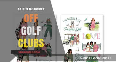 Should You Peel Stickers Off Golf Clubs? Pros, Cons, and Tips