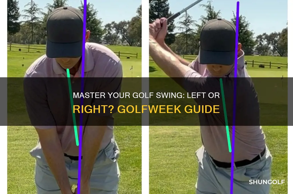 do i swing left or right with golf clubs golfweek