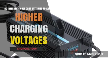 Do Interstate Golf Cart Batteries Need Higher Charging Voltages?