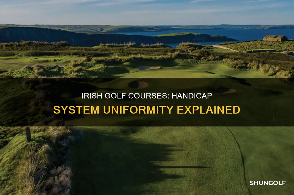 do irish golf courses use same handicap system