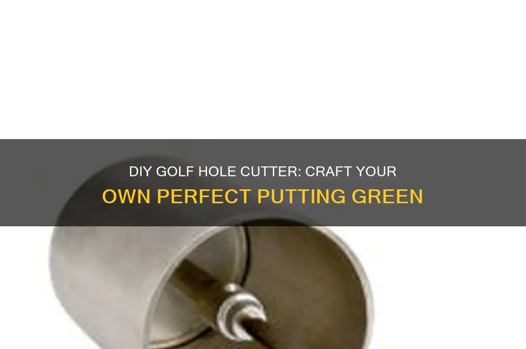 do it yourself golf hole cutter