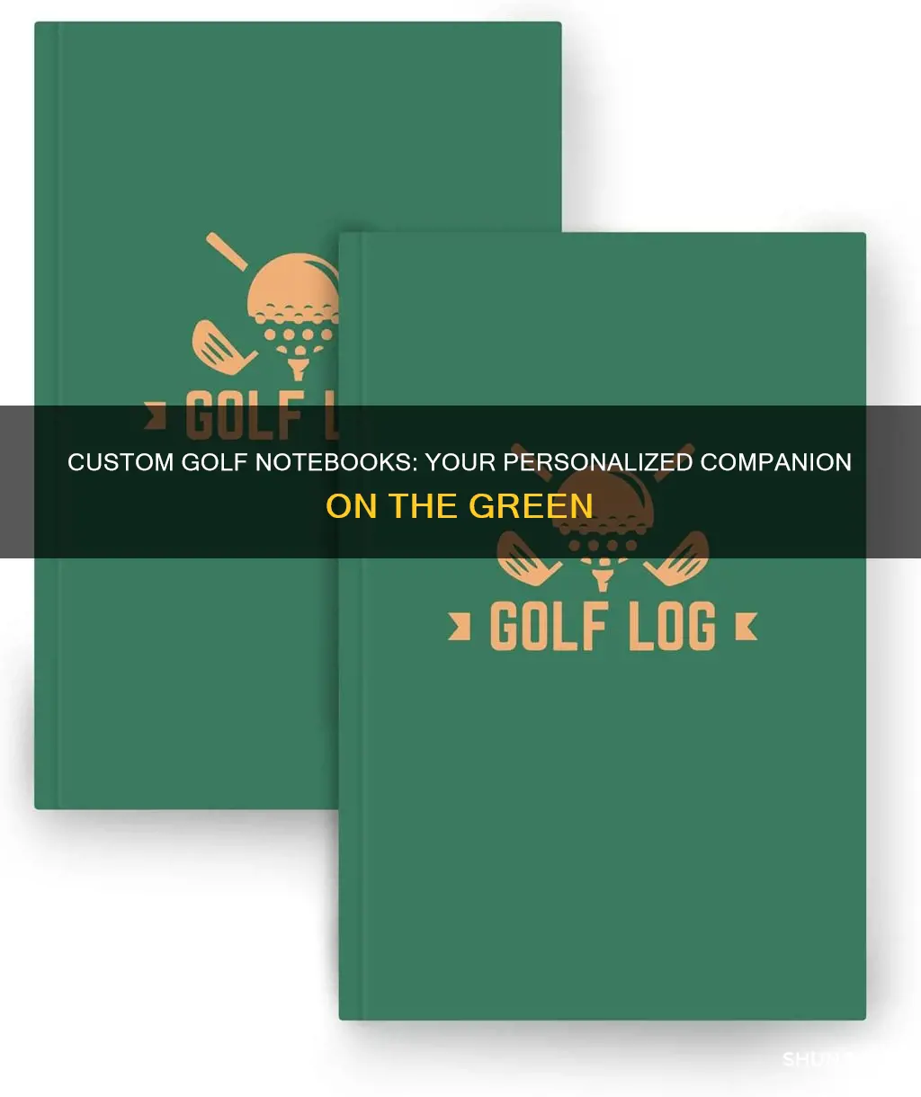 do it yourself golf notebooks