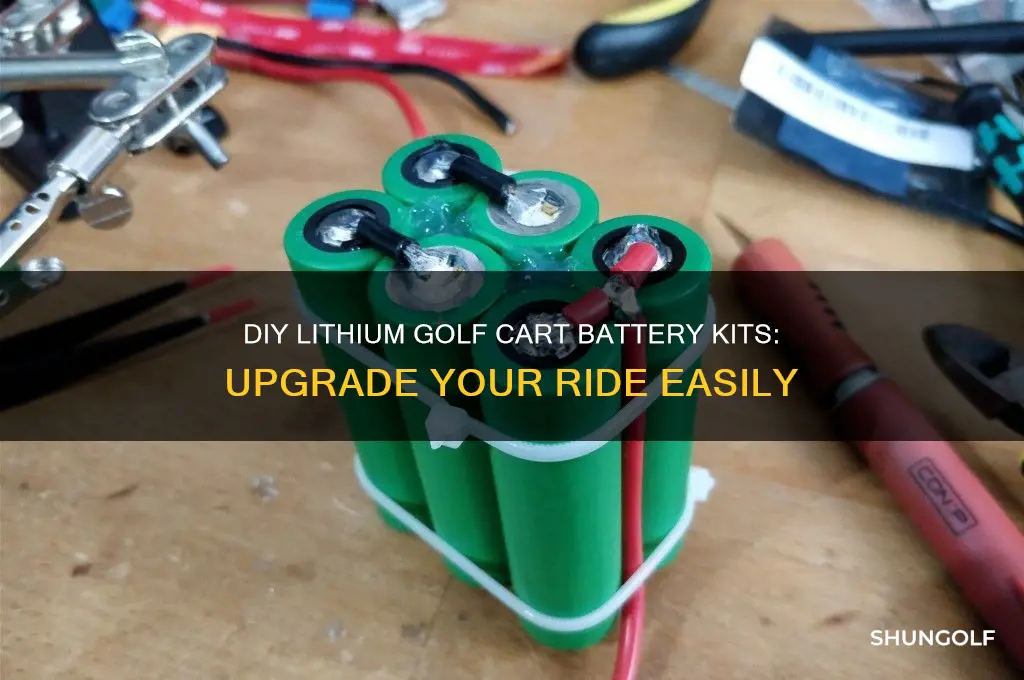 do it yourself lithium golf cart battery kits