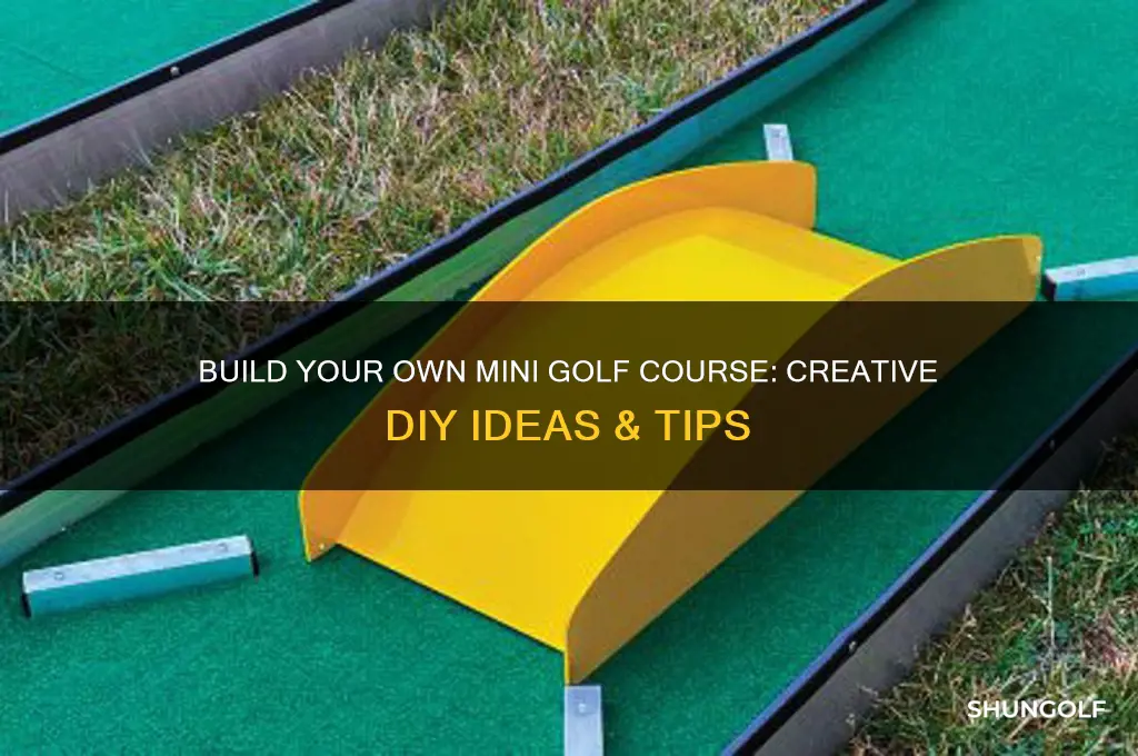 do it yourself miniature golf course
