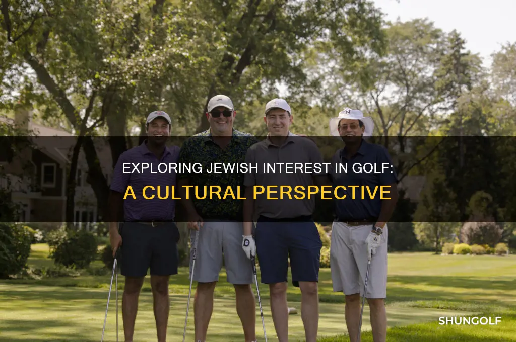 do jewish people like to play golf