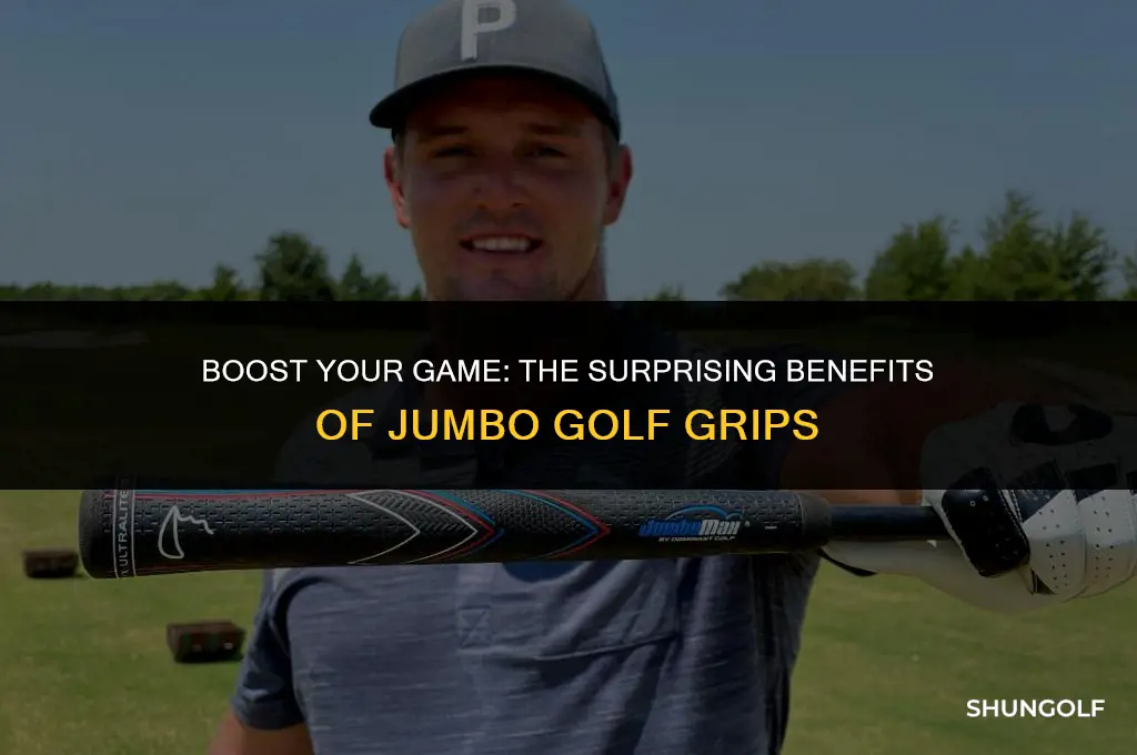 do jumbo golf grips help
