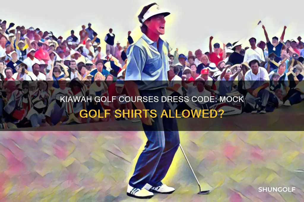 do kiawah golf courses allow mock golf shirts