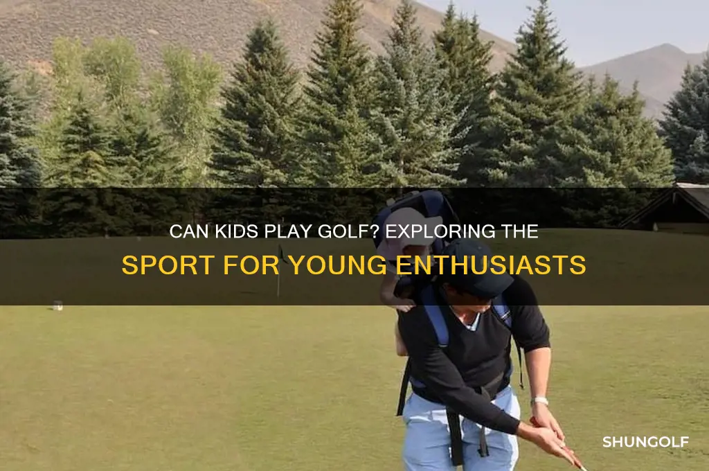do kids play golf