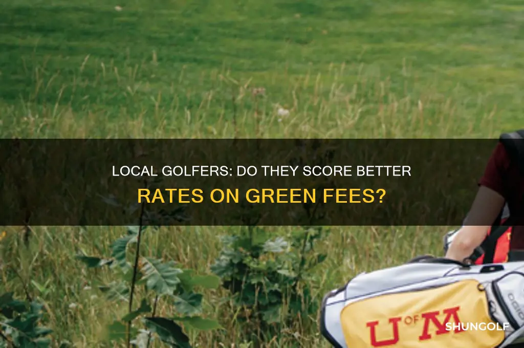 do locals get better rates for golf courses