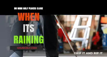 Do Mini Golf Courses Stay Open During Rainy Weather?