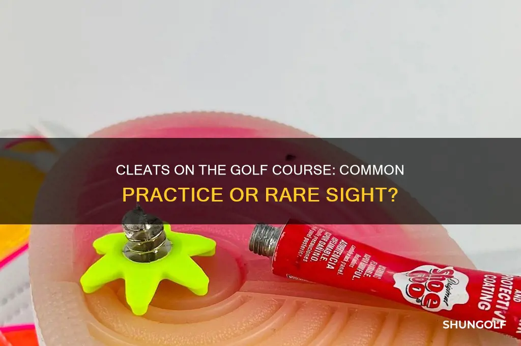 do most people wear cleats on a golf course