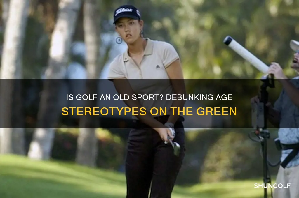 do mostly old people play golf