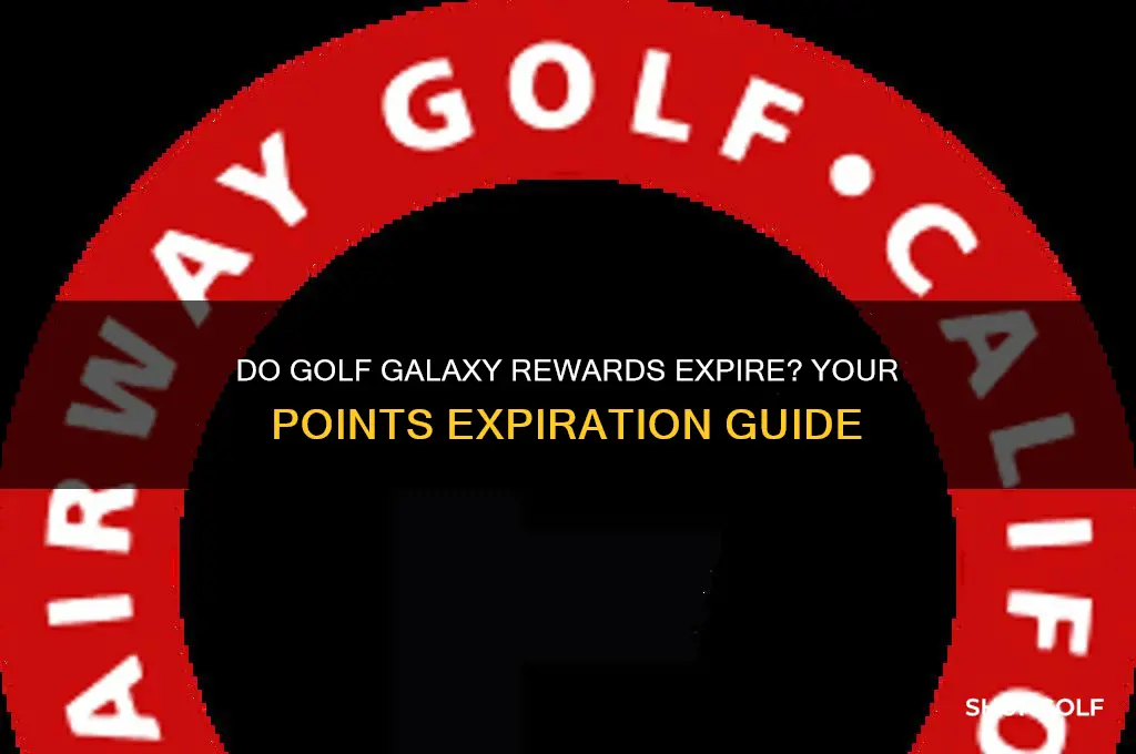 do my golf galaxy rewards run out