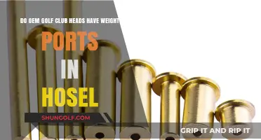 OEM Golf Club Heads: Hosel Weight Ports Explained