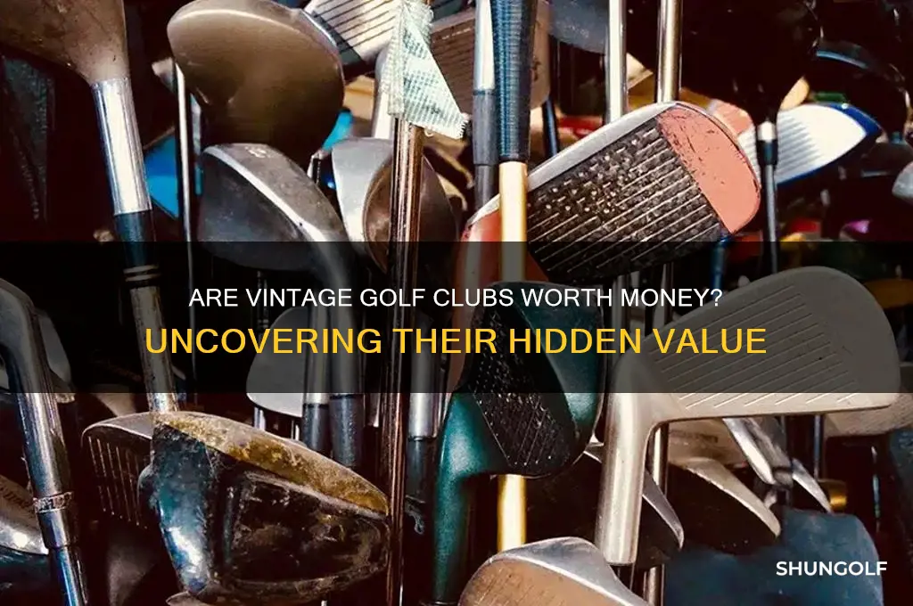 do old golf clubs have any value