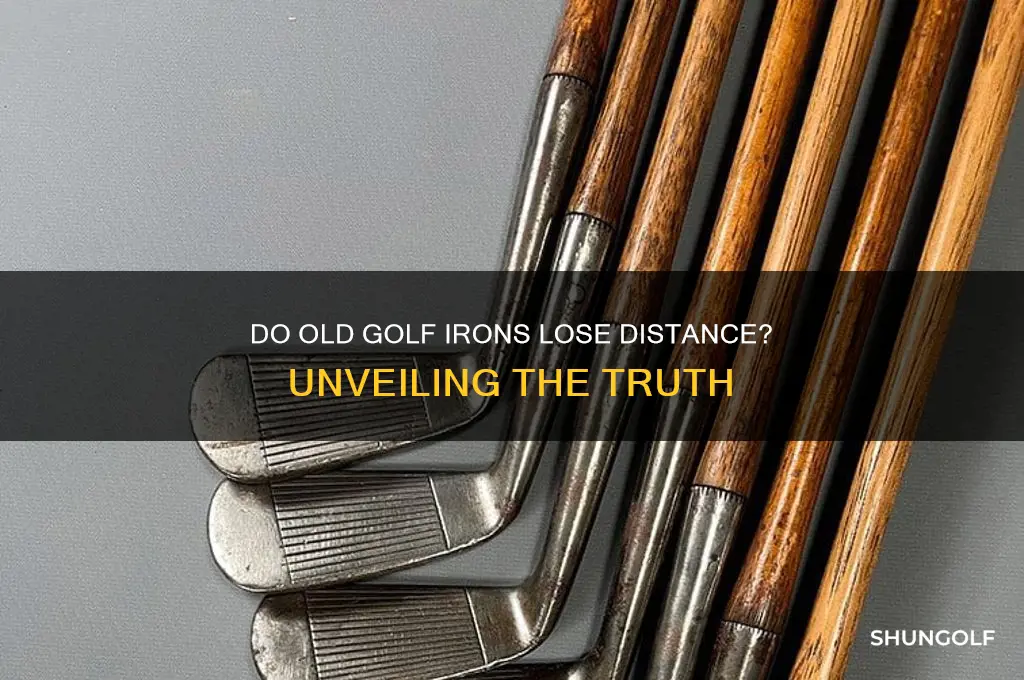 do old golf irons lose distance