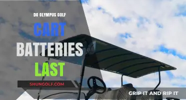 How Long Do Olympus Golf Cart Batteries Typically Last?