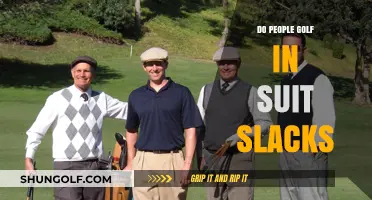 Golf Attire: Suit Slacks on the Green?