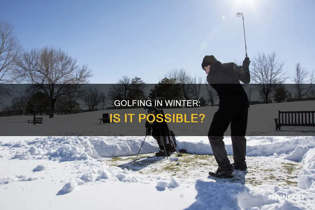 do people golf in winter