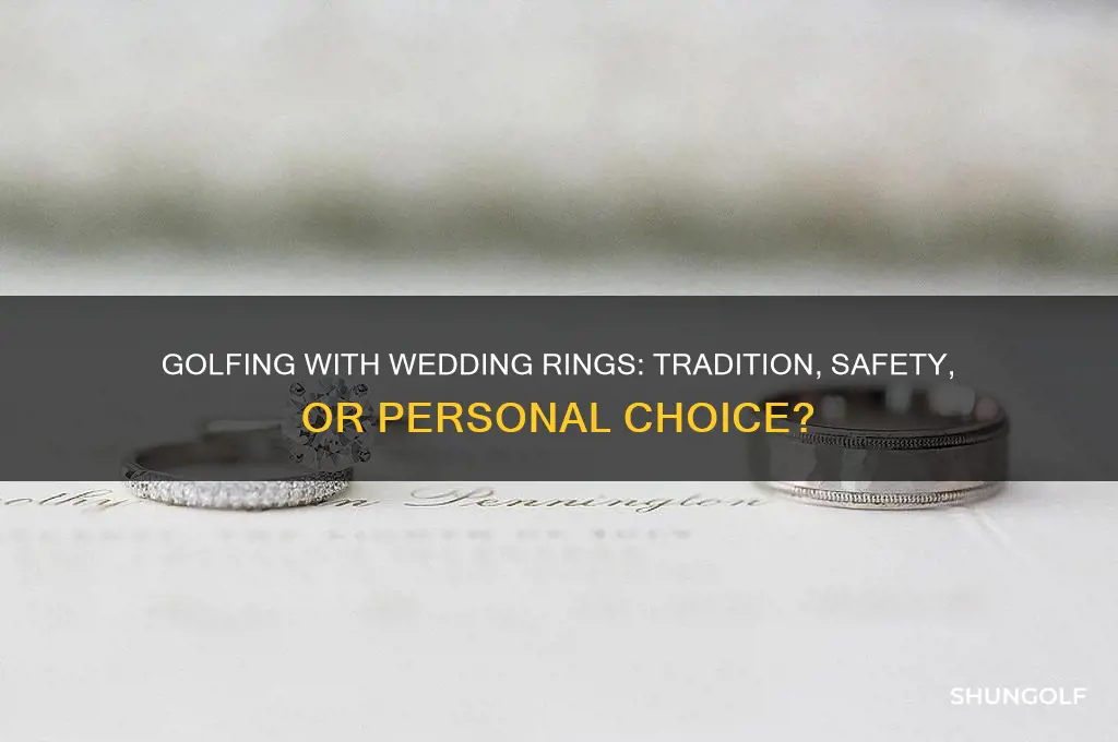 do people golf with their wedding ring on