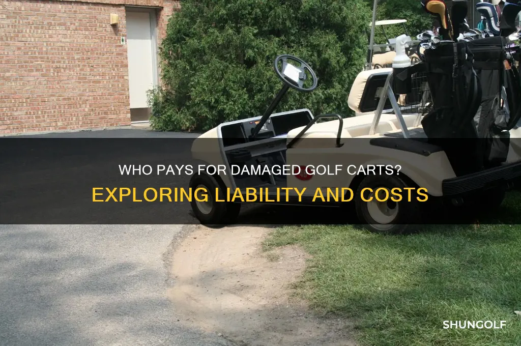 do people pay for the golf carts they ruin