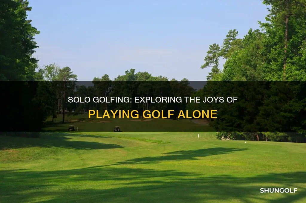 do people play golf alone
