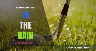 Teeing Up in the Rain: Do Golfers Embrace Wet Weather Play?