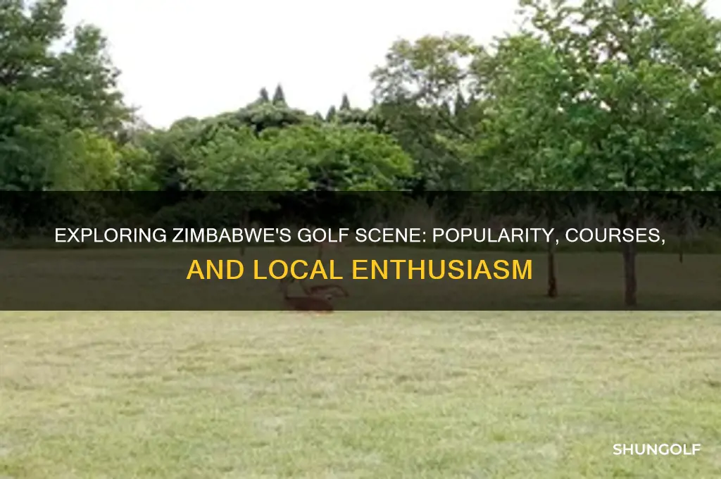do people play golf in zimbabwe