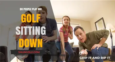 Can You Play Wii Golf Sitting Down? Exploring Comfortable Gaming Options