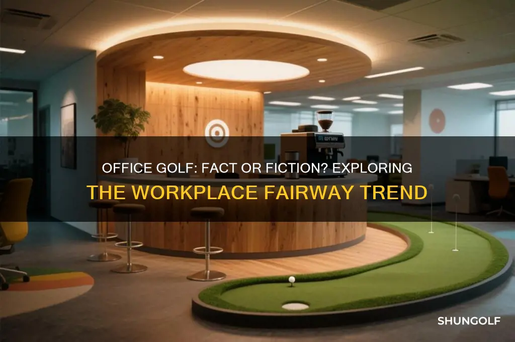 do people really play golf in their office
