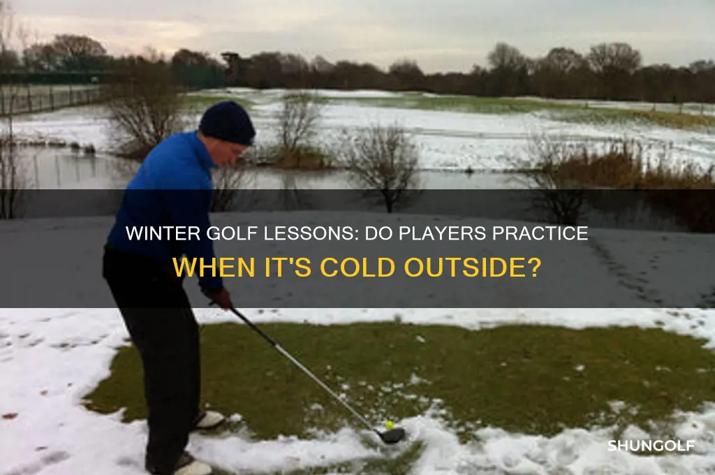 do people take golf lessons in the winter