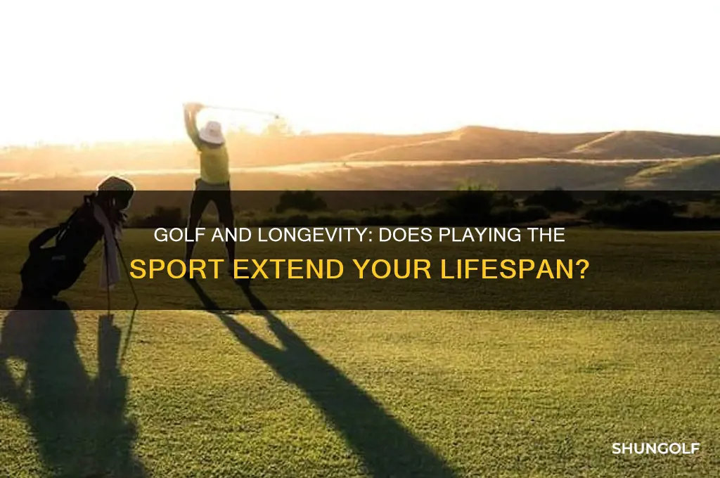 do people who play golf live longer