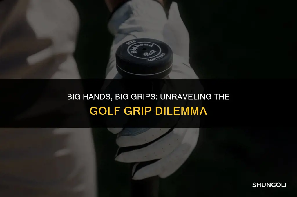do people with big hands need big golf grips