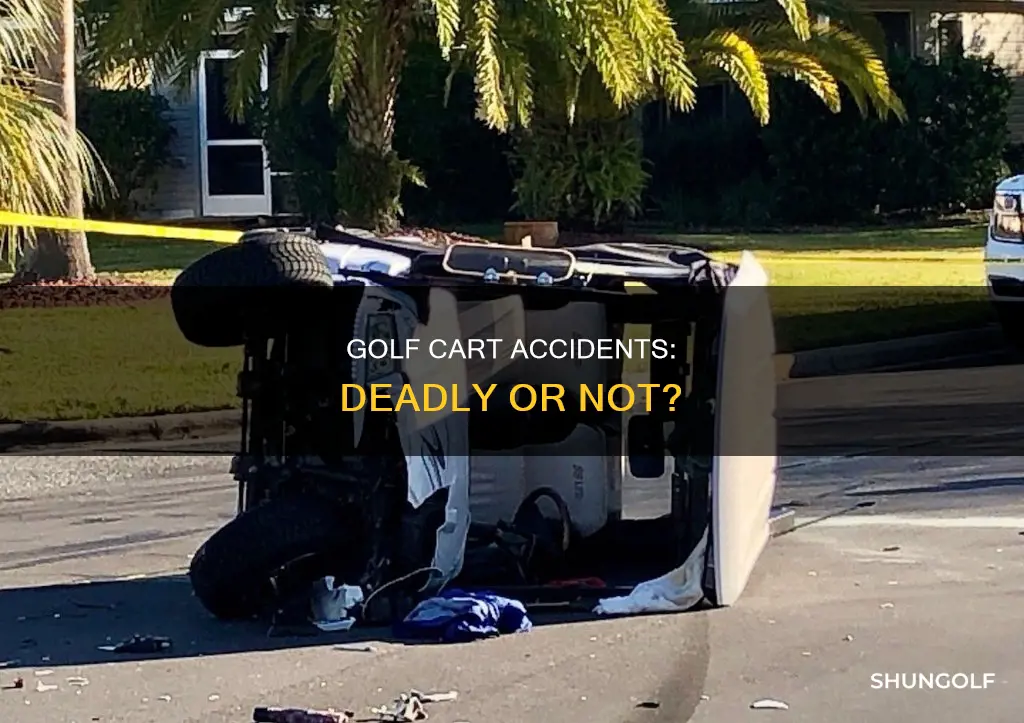 do peoplediein golf cartaccidents