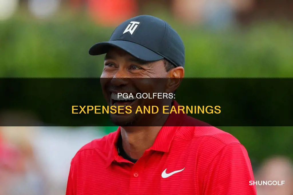 do pga golfer expenses
