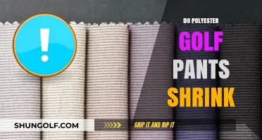 Golf Pants: Will Polyester Shrink?