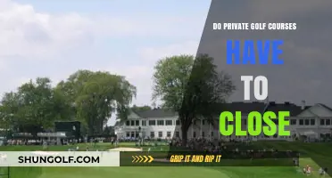Private Golf Courses: Closure Policies and Public Health Considerations