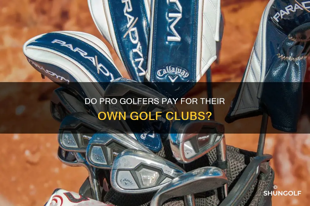 do professional golfer have to pay for golf clubs