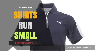 Golf Style: Puma Shirts Run Smaller Than Expected
