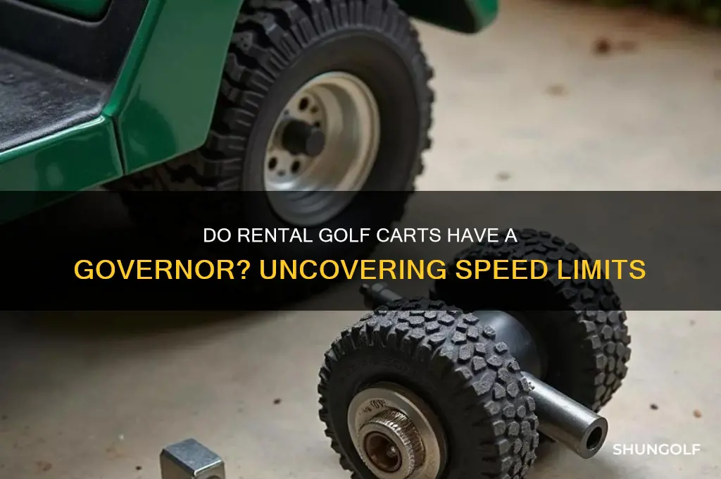 do rental golf carts have a governor