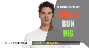 Russell Athletic Golf Shirts Sizing: Do They Run Big?