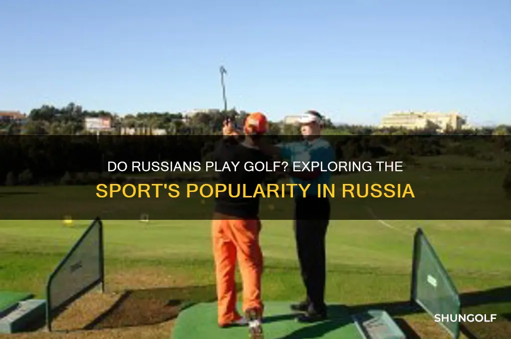 do russians play golf